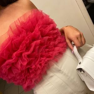 Zara knit camisole with Tule